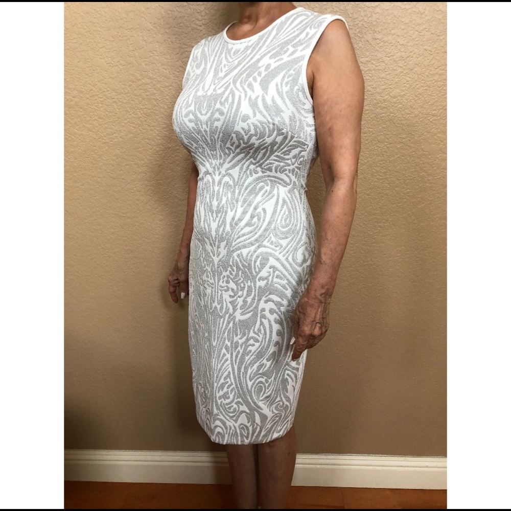 White cocktail dress